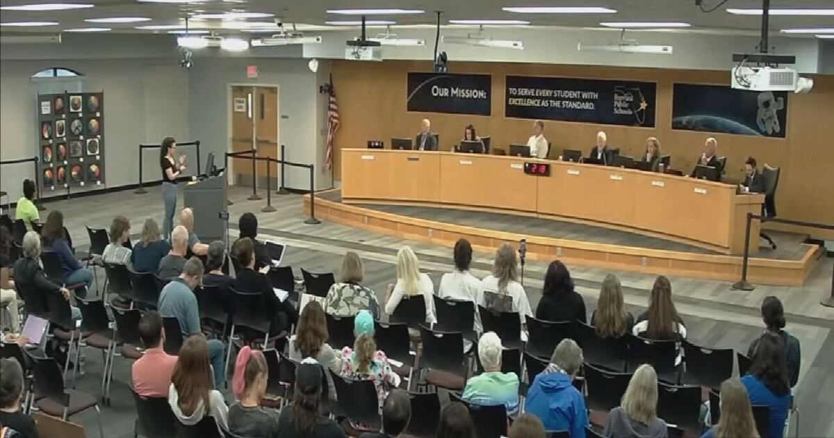 WFTV: Brevard parents cite ex-teacher’s actions while advocating for Satellite High contract at board meet